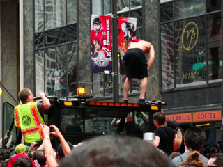 Illustration for article titled Asshole Kids Try Their Best To Ruin Blackhawks Victory Parade